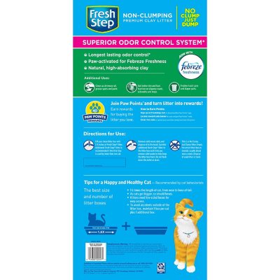 fresh step cat litter non clumping