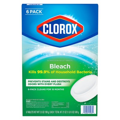 Ultra Clean Toilet Bowl Cleaner Tablets with Bleach (3.5 oz. tablets, 6 ct.) - Sam's Club