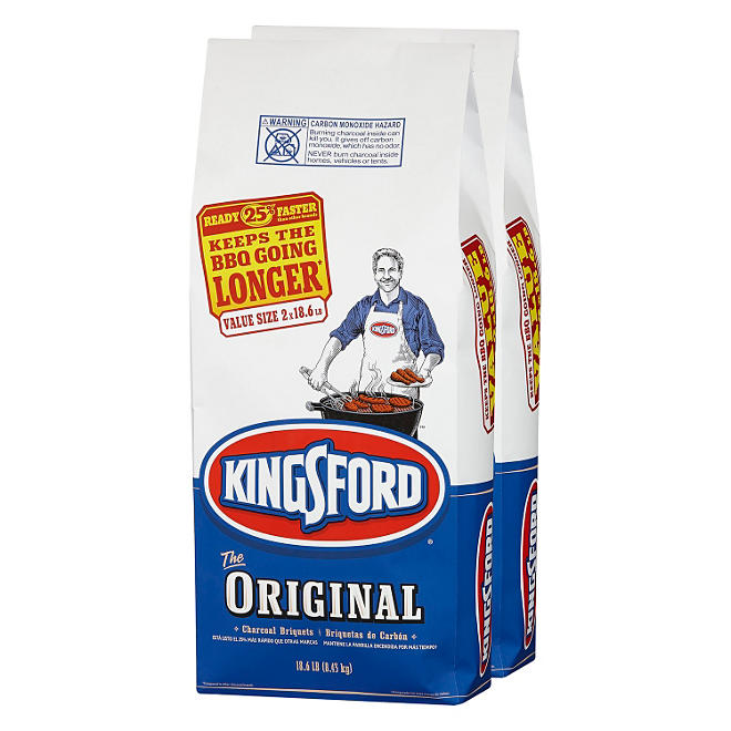 Kingsford Original Charcoal Briquets (18.6 lb bags, 2 ct.)