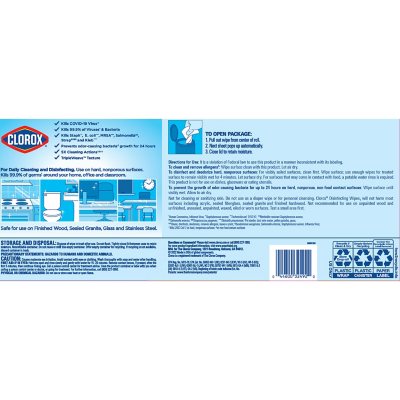 Clorox Disinfecting Bleach-Free Cleaning Wipes, Variety Pack (85 wipes/pk.,  5 pk.) - Sam's Club