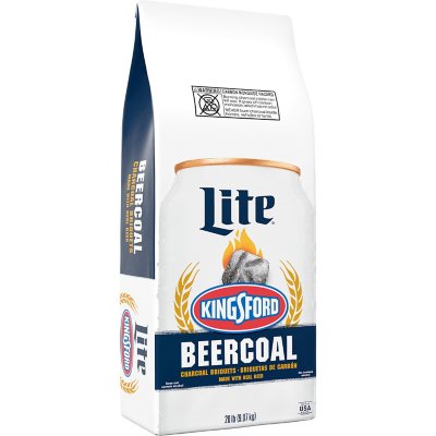 Kingsford Miller Lite Beercoal Charcoal Briquettes Made with Real Beer, 20 lbs. - Sam's Club