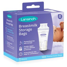 Lansinoh Breastmilk Storage Bags, 100 ct.