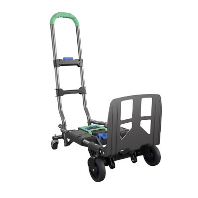 cosco folding 2-in-1 hand truck, 300 lb. capacity, multi-position