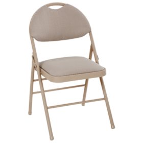 Cosco Fabric Comfort Folding Chair Tan Sam S Club