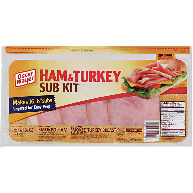 Oscar Mayer® Ham & Turkey Sub Kit - 32 oz.