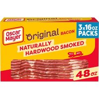 Oscar Mayer Naturally Hardwood Smoked Bacon (48 oz., 3 pk.)