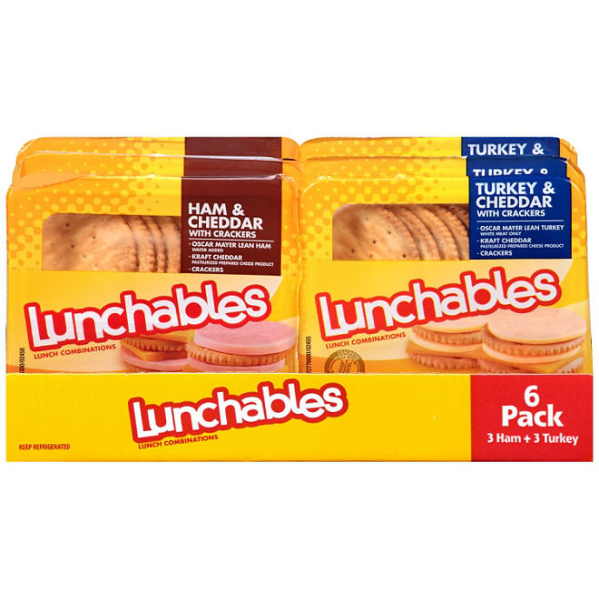 Lunchables Lunch Combinations Variety Pack - 3.2 oz. - 6 pk