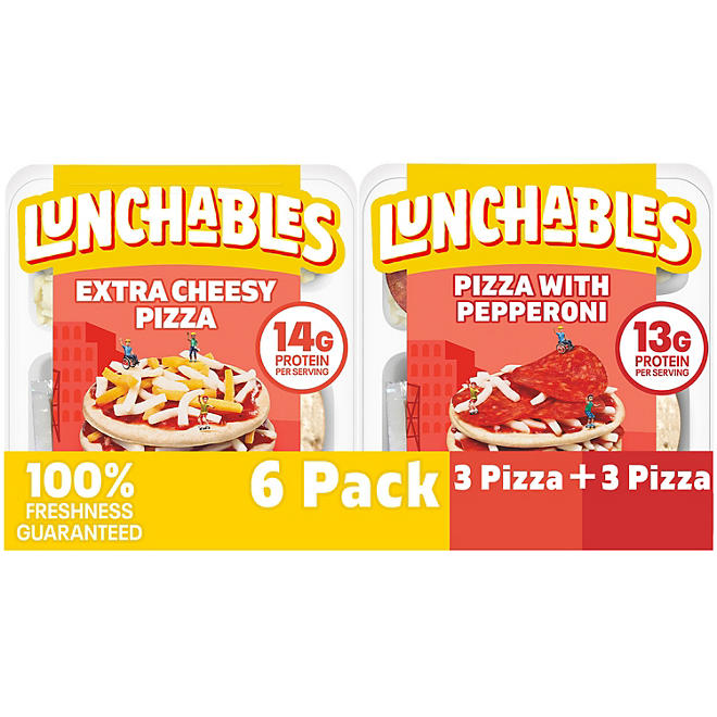 Lunchables Pizza Kits Variety Pack 6 pk.