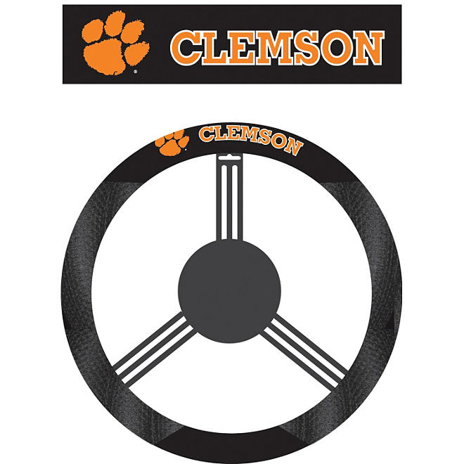 NCAA Clemson Tigers Steering Wheel Cover