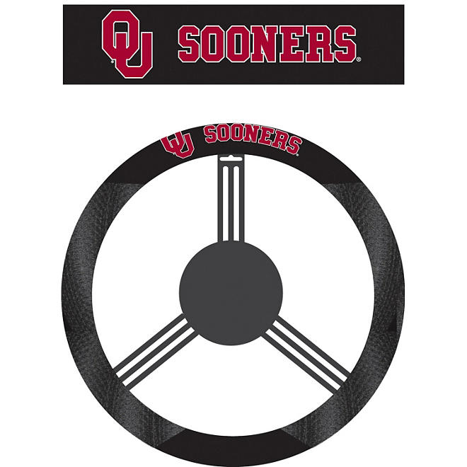 NCAA Oklahoma Sooners Steering Wheel Cover