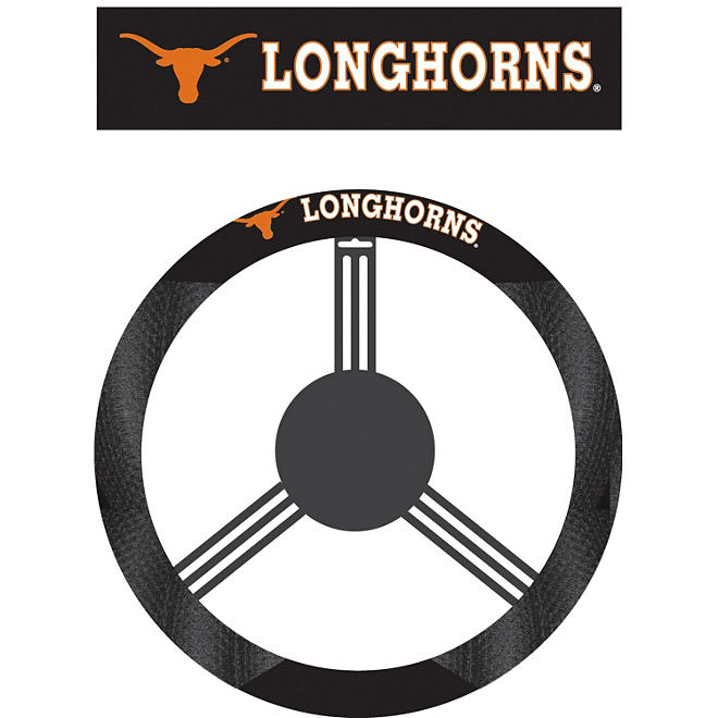 NCAA Texas Longhorns Steering Wheel Cover