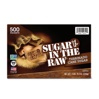Sugar in the Raw Natural Cane Turbinado Sugar ( g., 500 pk.) - Sam's Club