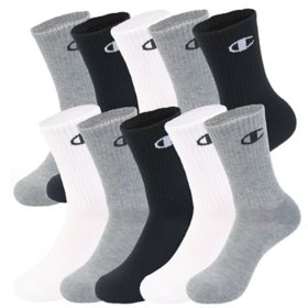 Champion Kid's Crew Sock, 10-Pack