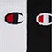Black/White, variant on Champion Kids 8-Pack Quarter Sock