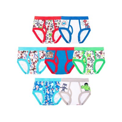 Character Toddler Boys 7-Pack Brief - Spidey 2T/3T:- 2T/3T, Spider-Man - Green/Blue
