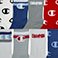 Pink/Blue Pack, variant on Champion Kids 8-Pack Crew Sock