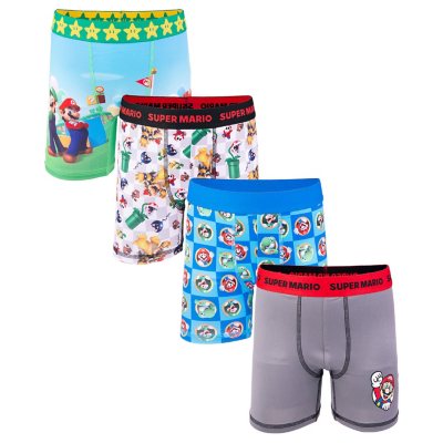 Character Boys 4-Pack Boxer Brief - Mario Bros - Multicolor Pack, XL:- Mario Bros - Multicolor Pack, 10