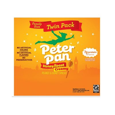 Peter Pan Honey Roasted Peanut Butter 40 Oz 2 Pk Sam S Club