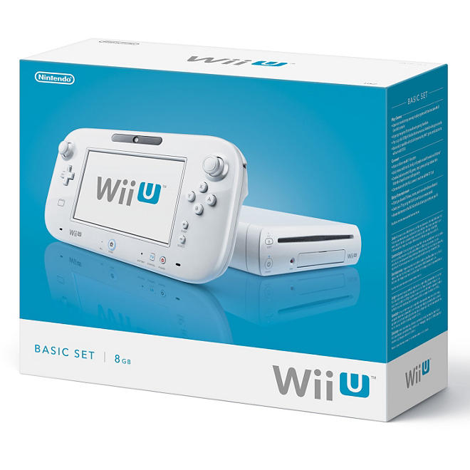 Wii U 8GB White Console with Nintendo GamePad