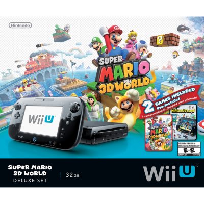  Nintendo Wii U Deluxe Set: Super Mario 3D World and