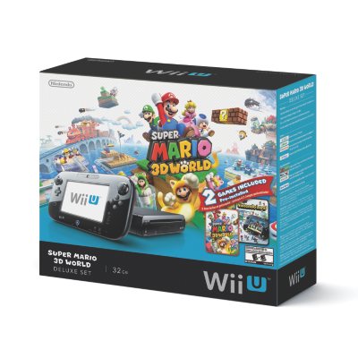 Super Mario 3D World Wii U Deluxe Set - Sam's Club