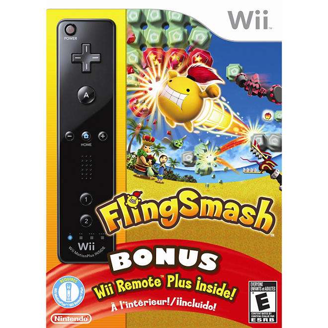 FlingSmash w/Black Wii Remote Plus - Wii