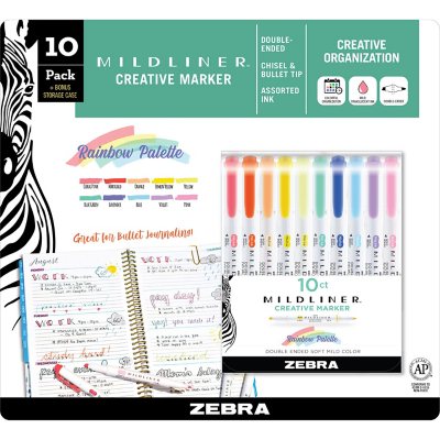 Zebra Mildliner Set - Rainbow