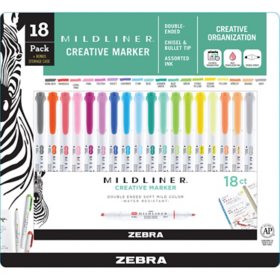 Mildliner Double Ended Highlighter Assorted 18 pk.