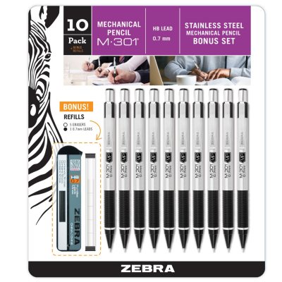 Zebra Pen Mechanical Pencils M301, 9 Pack Sam's Club