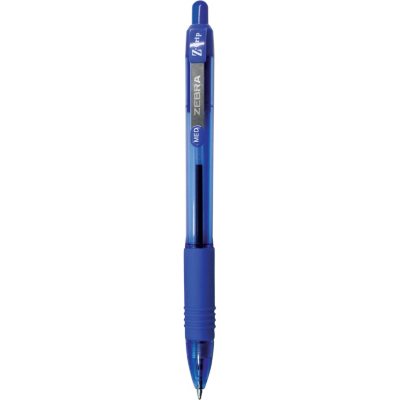 Retractable Ballpoint Pen Blue Details about   Zebra Z-Grip Smooth Economy Pack of 20 