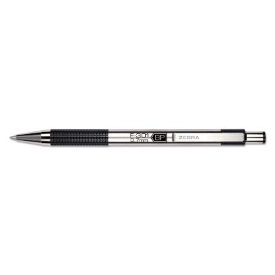 0.7mm,Color Varies Fine Point Zebra 301A Ballpoint Aluminum Retractable Pen