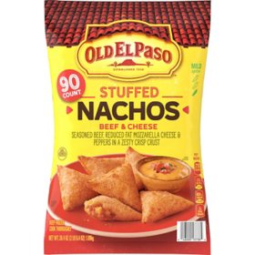 Old El Paso Stuffed Nachos Beef & Cheese, Frozen, 90 ct.