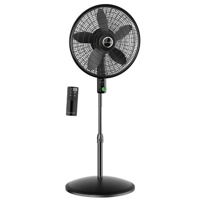 Lasko WhisperForce 18" Eco Quiet DC Pedestal Fan with Remote Control, S18708