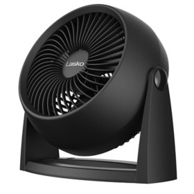 Lasko Whirlwind Tilt 12" Table Fan with Wall-Mount Option, Assorted Colors