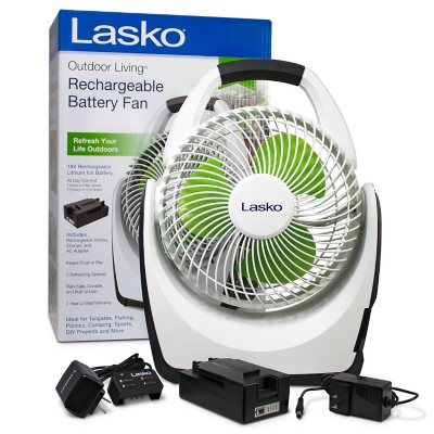 Lasko Ventilateur de batterie portable 17 po à 5 vitesses avec batteri –  GuardianTechnologies