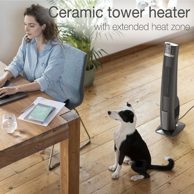 Lasko 32 Ceramic Tower Space Heater with Timer and Remote, CT32791 - Sam's  Club