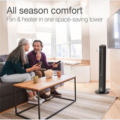 Lasko FH620 Fan & Heater All Season Comfort Control Tower with Remote - Sam's  Club