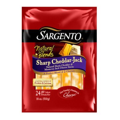 Sargento Sharp CheddarJack Cheese Sticks (18 oz., 24 ct.) Sam's Club