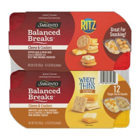Sargento Balanced Breaks Cheese and Crackers Variety Pack 12 pk.