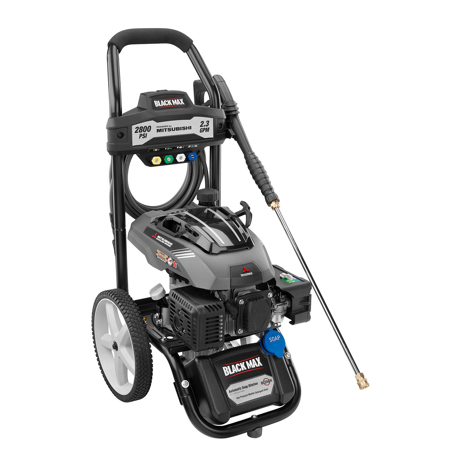 Black Max 2800 PSI / 2.3 GPM Gas Pressure Washer