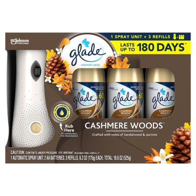 Glade Automatic Spray Air Freshener, 1 Holder + 3 Refills - Sam's Club