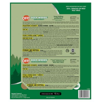 OFF! Deep Woods Dry Insect Repellent Set