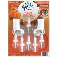 Glade PlugIns Scented Oil, 2 Warmers + 6 Refills (Choose Scent)
