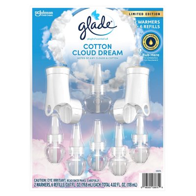 Glade PlugIns Scented Oil, 2 Warmers + 6 Refills (Choose Scent) - Sam's Club