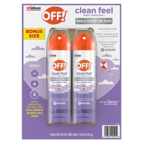 OFF! Clean Feel 2 x 9-oz. Aero