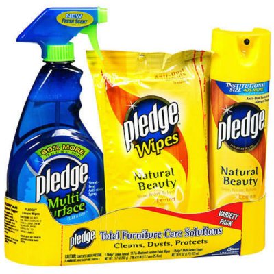 Pledge® Total Furniture Care Variety 3 pack Sam's Club