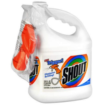 Shout Triple-Acting Liquid 1 Gallon Refill + 32 oz. Shout Trigger