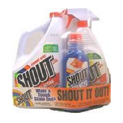 Shout Triple-Acting Laundry Stain Remover (128 fl. oz. refill + 22 fl. oz.  trigger) - Sam's Club