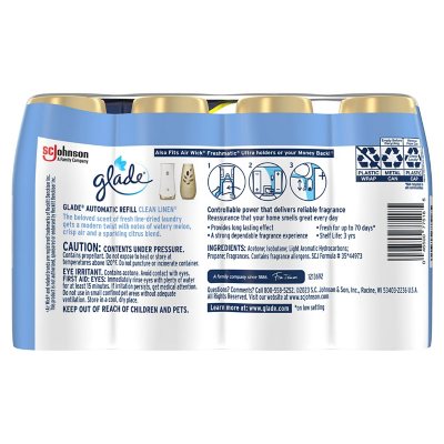 Glade Automatic Spray Air Freshener Refills, 4 ct. (Choose Scent) - Sam's  Club