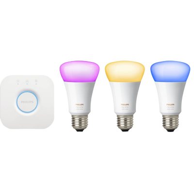 Philips Hue White and Color Ambiance A19 Starter Kit- 3rd 